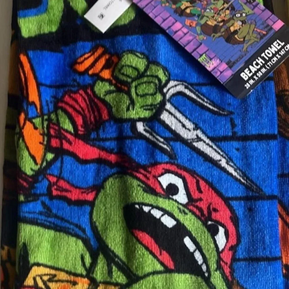 Beach Towel Ninja Turtles / NickelodeonTMNT Cotton Kids Beach Towel,28